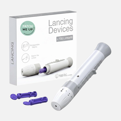 Dispositivo de Punción + 100 Lancetas 30G