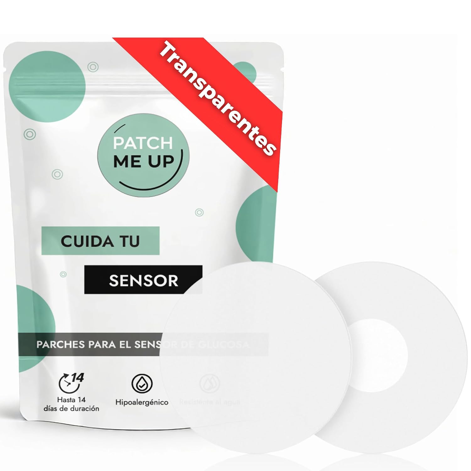 Parches transparentes para sensor Dexcom G7 Patch Me Up