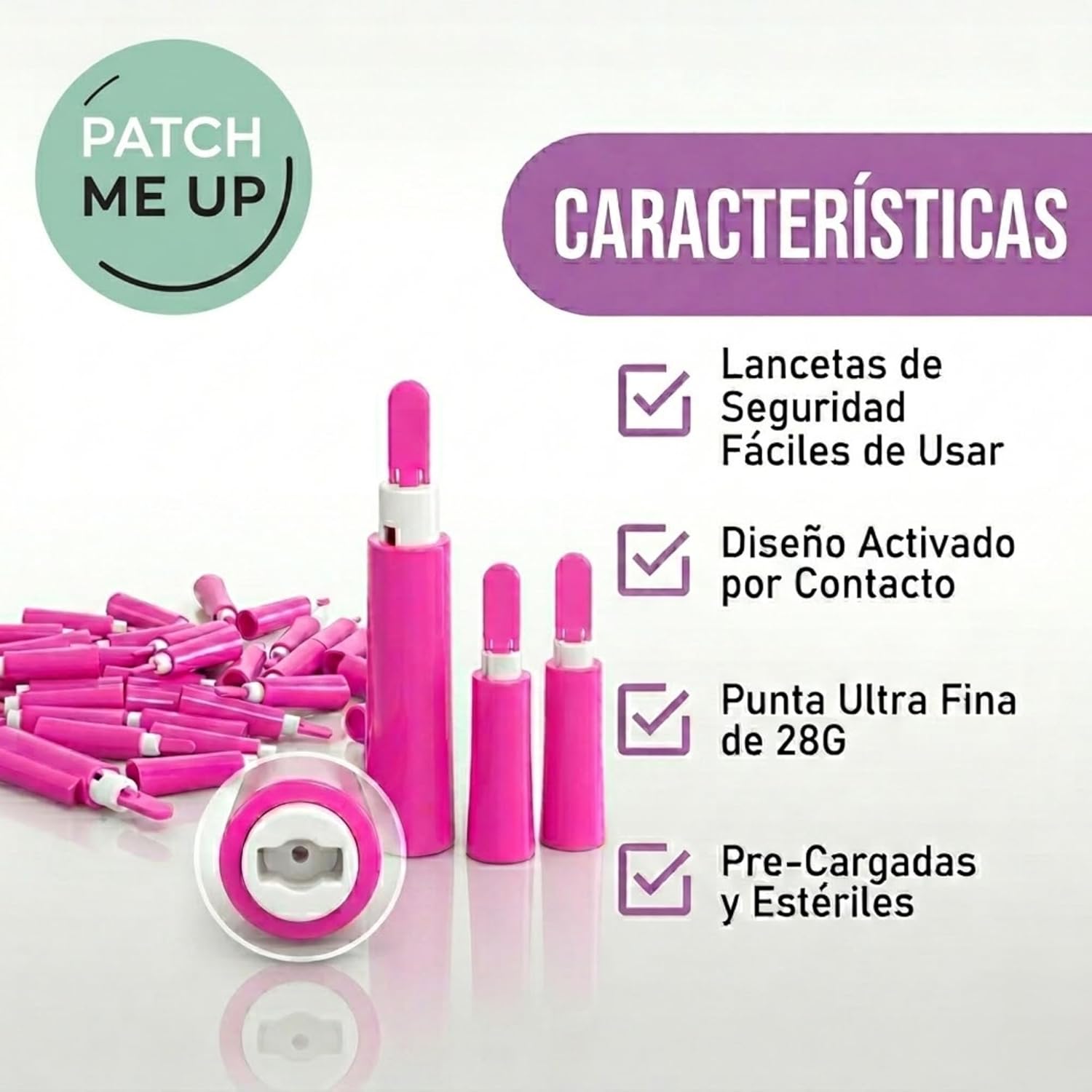 Lancetas de Seguridad 28G