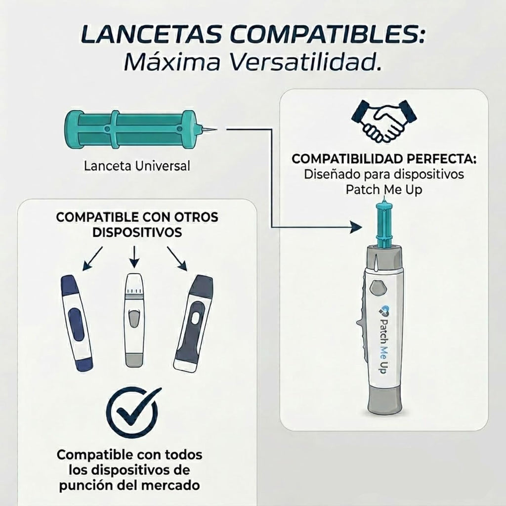 Lancetas Universales Estériles 28G