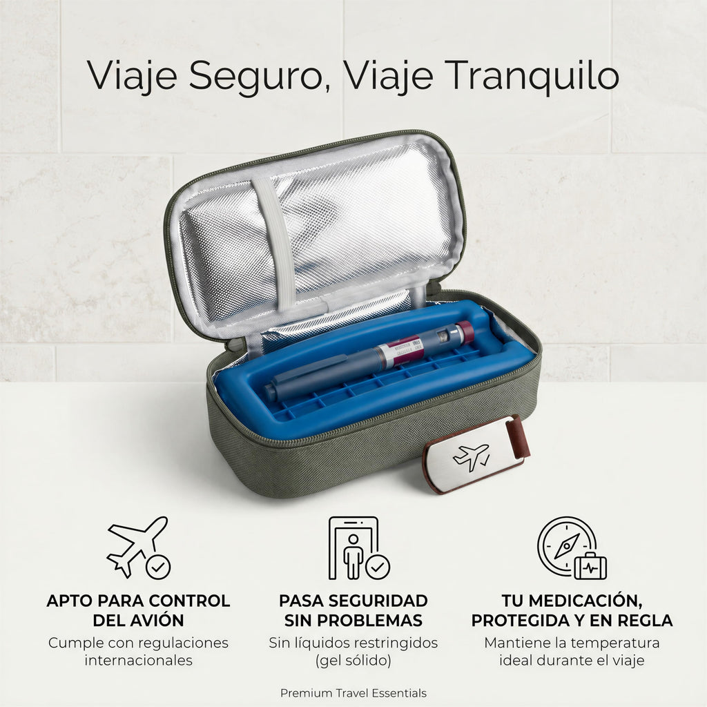 Apta para control del avión, viaje seguro con tu medicación