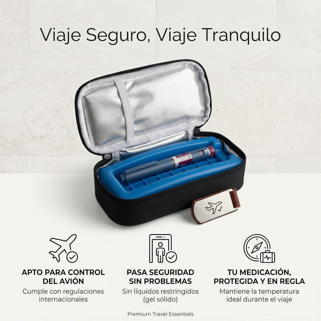Apta para control del avión, viaje seguro con tu medicación
