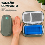 Tamaño compacto: nevera verde para insulina, ideal para llevar siempre contigo