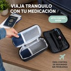 Viaja tranquilo con tu medicación, apto para control del avión