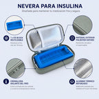 Características: ice block reutilizable, aluminio térmico y cremallera aislante