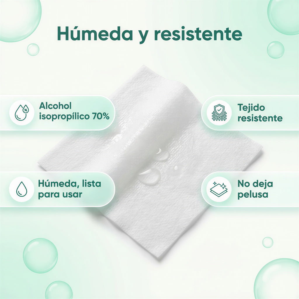 Toallitas de alcohol isopropílico 70% Skin Prep - imagen 7