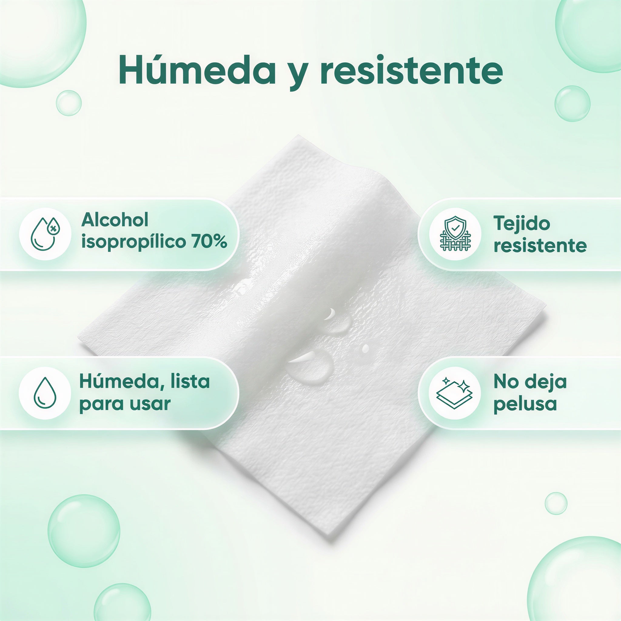 Toallitas de alcohol isopropílico 70% Skin Prep - imagen 7