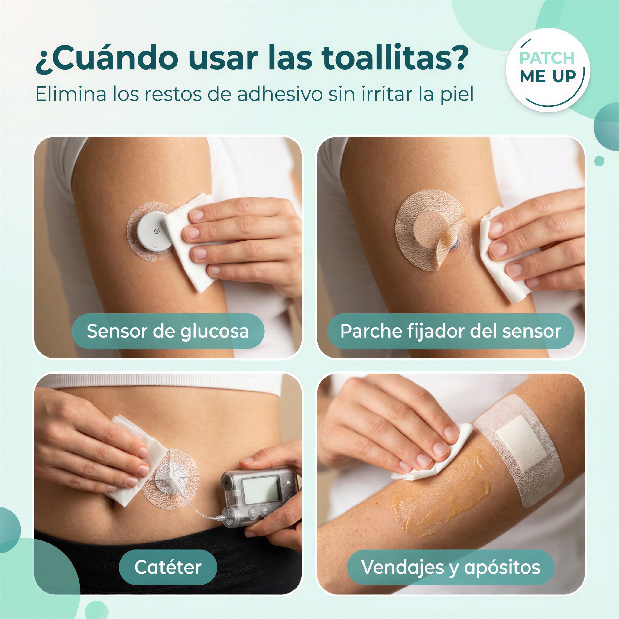 Toallitas removedoras de adhesivo con Aloe Vera - imagen 3