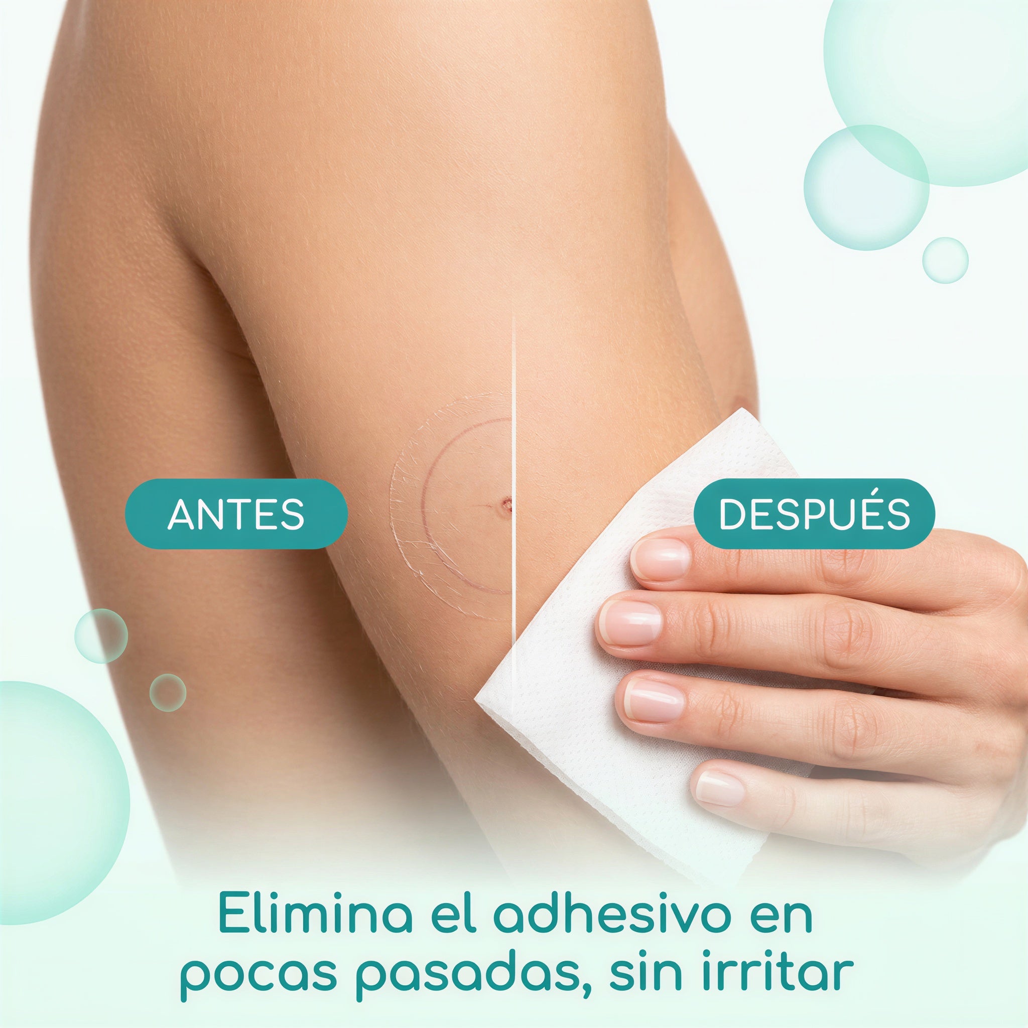 Toallitas removedoras de adhesivo con Aloe Vera - imagen 4