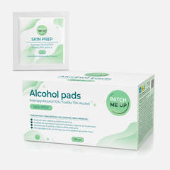 Toallitas de Alcohol Isopropílico 70% | 100 Monodosis (Skin Prep)